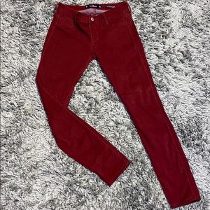 Maroon jeggings